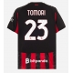 Maillot de foot AC Milan Fikayo Tomori #23 Domicile vêtements 2025-26 Manches Courtes